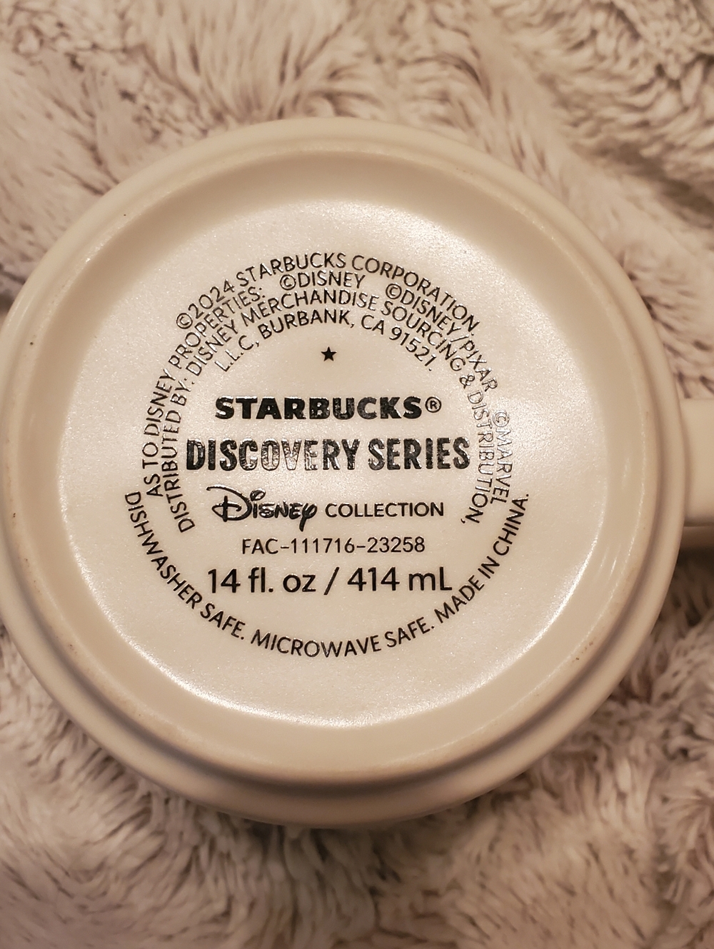 Disney California Adventure Starbucks 2024 Discovery Series Mug New No Box - Picture 6 of 6